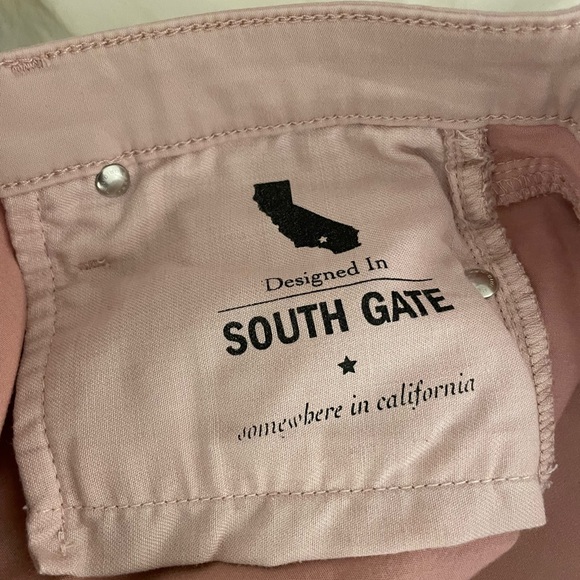 AG The Prima Crop Mid Rise Cigarette Crop Jeans in Rose Blush Size 27R - Picture 8 of 15